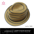 cheap new design fashion paper straw fedora hats